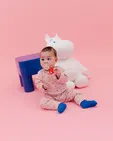 Пустушка BIBS x Moomins Colour Latex Round (кругла) Dreaming – Baby Pink (6-18 міс) — Photo 2
