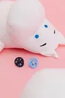 Пустушка BIBS x Moomins Colour Latex Round (кругла) Good Night Friends – Deep Space (6-18 міс) — Photo 5