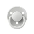 Соска пустушка BIBS De Lux Silicone Round (кругла) – Haze/Haze (2 в упаковці) 0-36 міс. — Photo 2