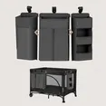 Органайзер для ліжечка Lionelo SIDEPOCKET LARGE GREY — Photo 1