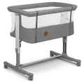 Ліжечко приставне Lionelo AURORA GREY CONCRETE