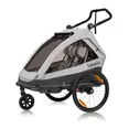 Велосипедний причіп з функцією коляски Lionelo CAMA GREY STONE