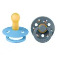 Пустушка Studio Colour 2 PACK Latex Round (кругла) Bumblebee – Breeze Mix (2 в упаковці) 6-18 міс. — Photo 1