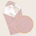 Покривало Lionelo TRAVEL SWADDLE BLANKET PINK FLOWER — Photo 2