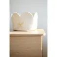 Корзина для іграшок Childhome Flower 30x20x15 см білий , арт. CCBAFL20 — Photo 3