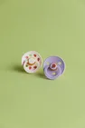 Пустушка Studio Colour 2 PACK Latex Round (кругла) Ladybug – Violet Sky Mix (2 в упаковці) 6-18 міс. — Photo 2