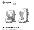 Літній чохол для автокрісла Cybex Pallas G / Solution G White — Photo 1