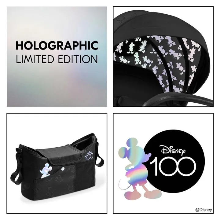 Коляска прогулянкова Hauck Travel N Care Disney 100 Black + органайзер — Photo 15