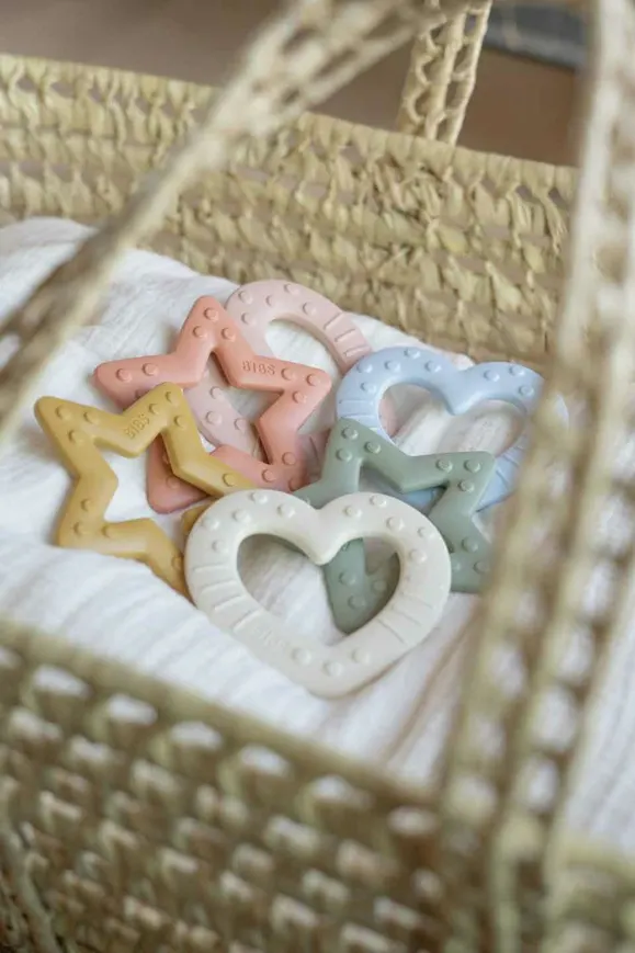 Іграшка гризунець BIBS Baby Bitie Heart Baby Blue, вік 3+ міс — Photo 11