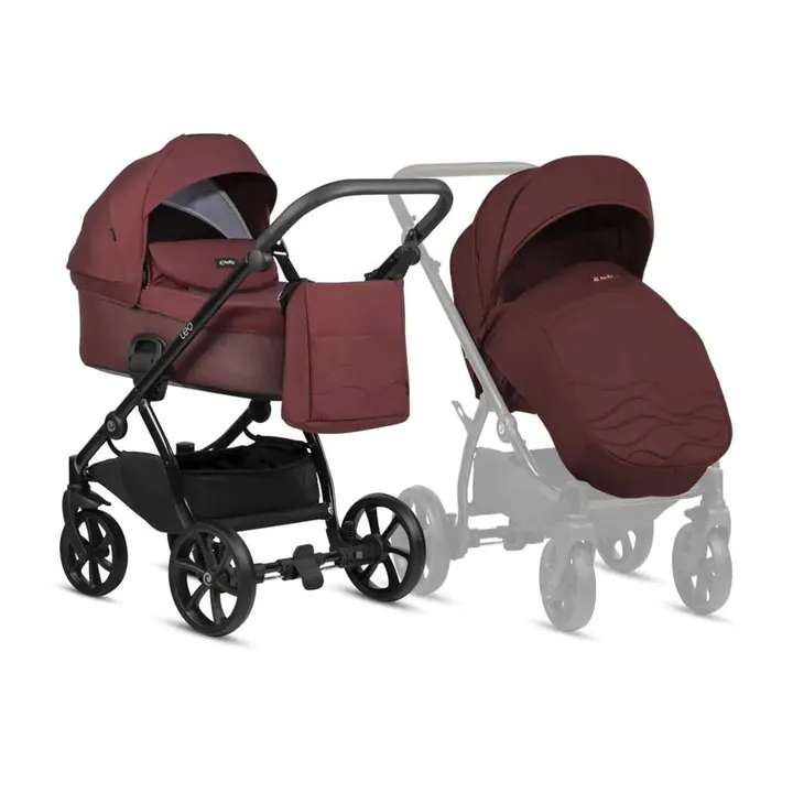 Коляска універсальна TUTIS Leo+ Burgundy — Photo 3