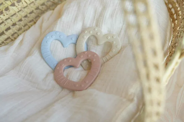 Іграшка гризунець BIBS Baby Bitie Heart Baby Blue, вік 3+ міс — Photo 10