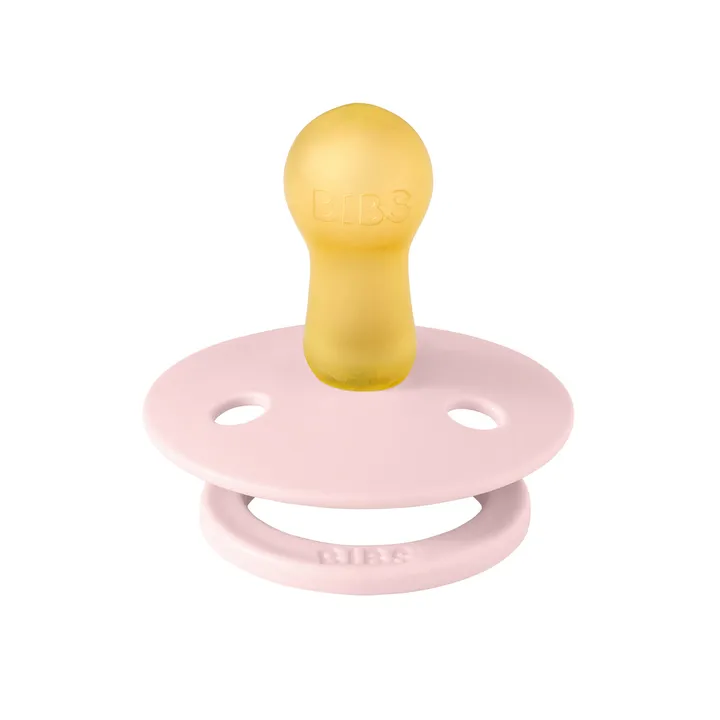 Соска пустушка BIBS Colour Latex Round (кругла) – Blossom 0-6 міс. — Photo 6