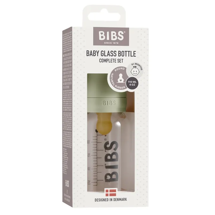 Дитяча пляшечка BIBS Baby Bottle Round Silicone 150 мл Slow Flow (повільний поток) Blush — Photo 5