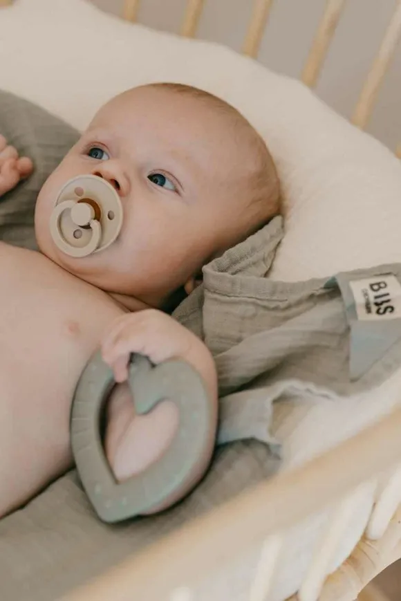 Іграшка гризунець BIBS Baby Bitie Heart Baby Blue, вік 3+ міс — Photo 13