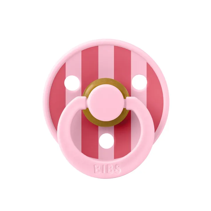 Пустушка Studio Colour Latex Round (кругла) Block – Baby Pink / Coral 6-18 міс. — Photo 6