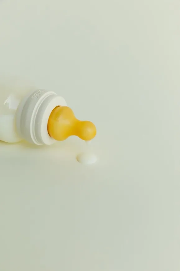 Набір дитячих пляшечок BIBS Grow and Flow Round Latex 150 мл/270 мл - Ivory — Photo 11