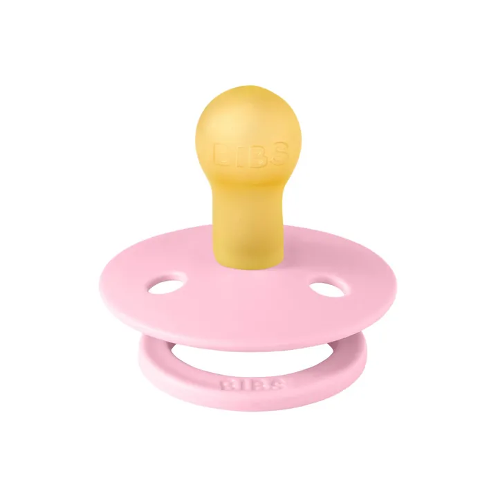 Пустушка Studio Colour Latex Round (кругла) Block – Baby Pink / Coral 6-18 міс. — Photo 7