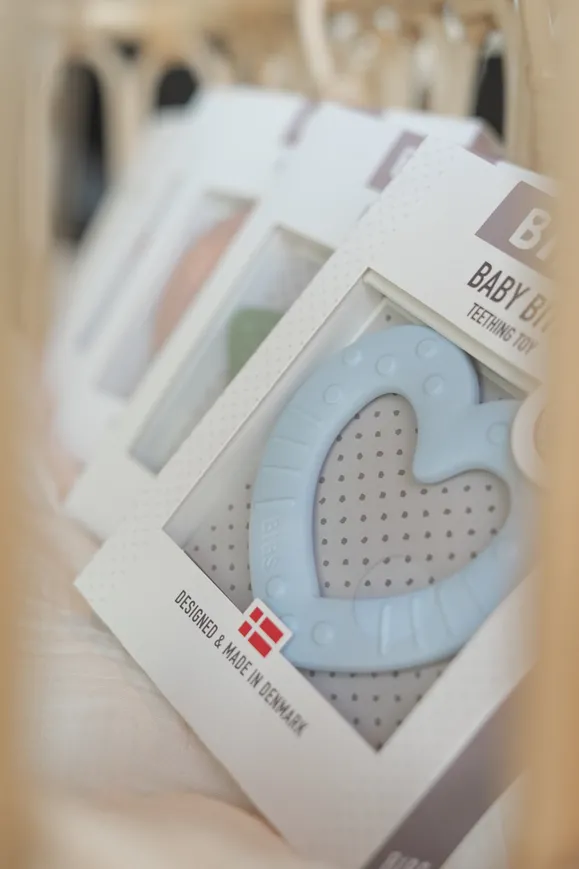 Іграшка гризунець BIBS Baby Bitie Heart Baby Blue, вік 3+ міс — Photo 9