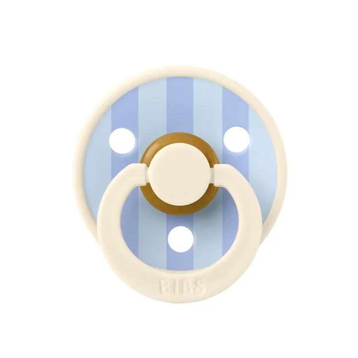 Пустушка Studio Colour Latex Round (кругла) Block – Ivory / Dusty Blue 6-18 міс. — Photo 5