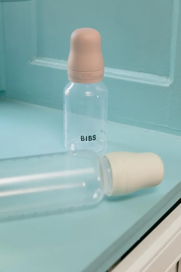 Набір дитячих пляшечок BIBS Grow and Flow Round Latex 150 мл/270 мл - Ivory — Photo 9