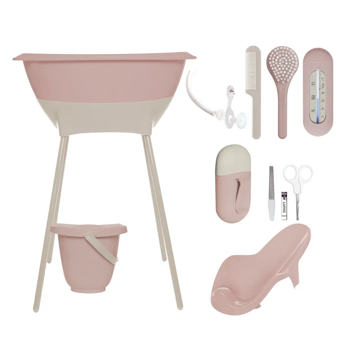 Дитяча ванночка комплект 8 в 1 LUMA Blush Pink — Photo 10