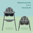 Стільчик для годування BEBE CONFORT MEELY DARK GREY — Photo 1