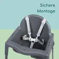 Стільчик для годування BEBE CONFORT MEELY DARK GREY — Photo 2