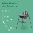 Стільчик для годування BEBE CONFORT MEELY DARK GREY — Photo 3