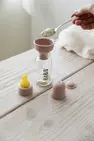 Дитяча пляшечка BIBS Baby Bottle Round Silicone 150 мл Slow Flow (повільний поток) Ivory — Photo 3