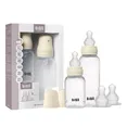 Набір дитячих пляшечок BIBS Grow and Flow Round Silicone 150 мл/270 мл - Ivory
