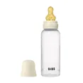 Дитяча пляшечка BIBS Baby Bottle Round Latex 270 мл Medium Flow (середній поток) Ivory