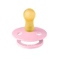 Соска пустушка BIBS Colour Latex Round (кругла) – Baby Pink 6-18 міс.