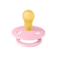 Пустушка Studio Colour Latex Round (кругла) Block – Baby Pink / Coral 6-18 міс. — Photo 1