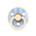 Пустушка Studio Colour Latex Round (кругла) Block – Ivory / Dusty Blue 6-18 міс.