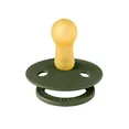 Соска пустушка BIBS Colour Latex Round (кругла) – Hunter Green 0-6 міс.