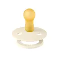 Пустушка Studio Colour Latex Round (кругла) Block – Ivory / Vanilla 6-18 міс. — Photo 1