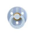 Пустушка Studio Colour Latex Round (кругла) Block – Baby Blue / Dusty Blue 6-18 міс.