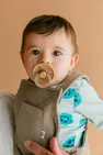 Пустушка BIBS Colour Latex Round (кругла) – Taupe 0-6 міс. — Photo 2