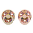 Пустушка BIBS x Liberty Colour Latex Round (кругла) June Blossom – Blush Mix (2 в упаковці) 6-18 міс.