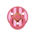 Пустушка Studio Colour Latex Round (кругла) Block – Coral / Baby Pink 0-6 міс.